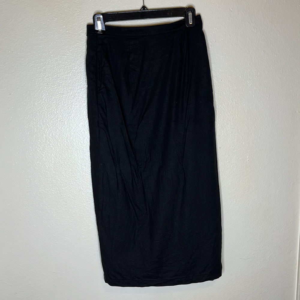 Treasure & Bond Linen Blend Midi Skirt - Picture 11 of 15